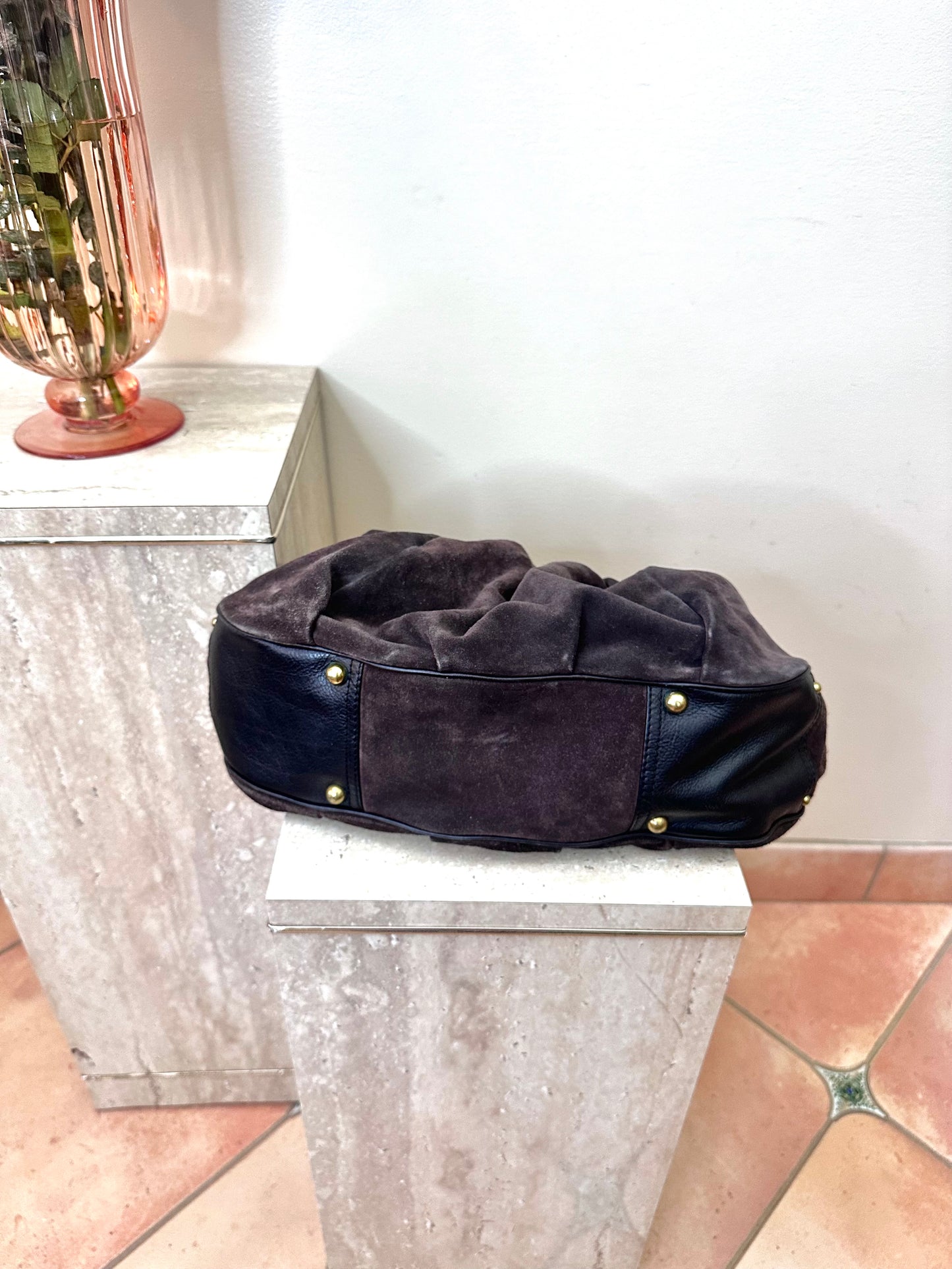 Vanessa Suede Shoulder Bag
